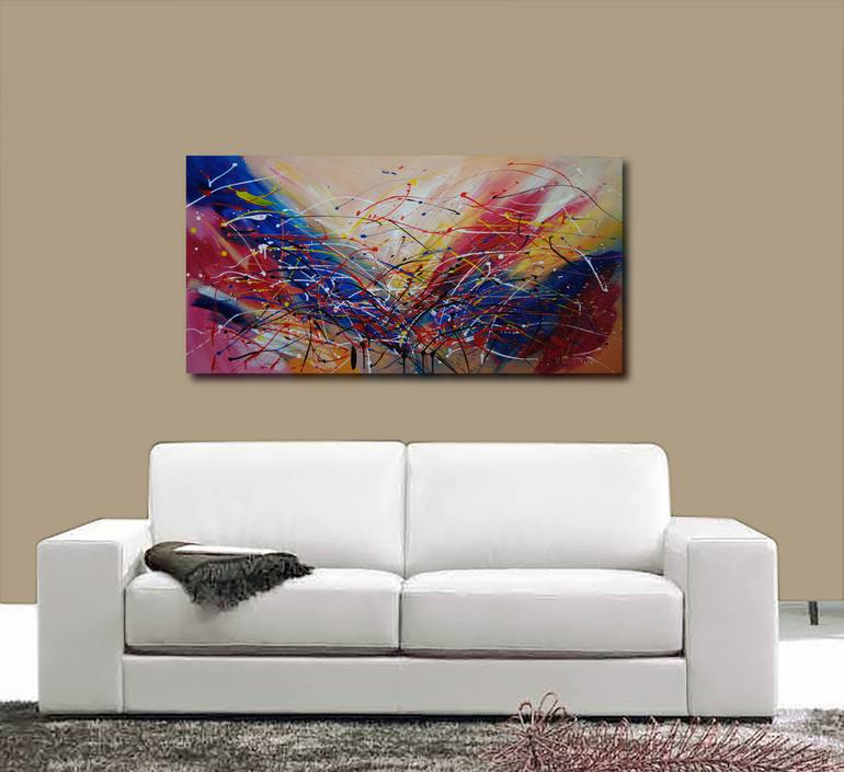 Original Abstract Painting by Valeri Tsvetkov