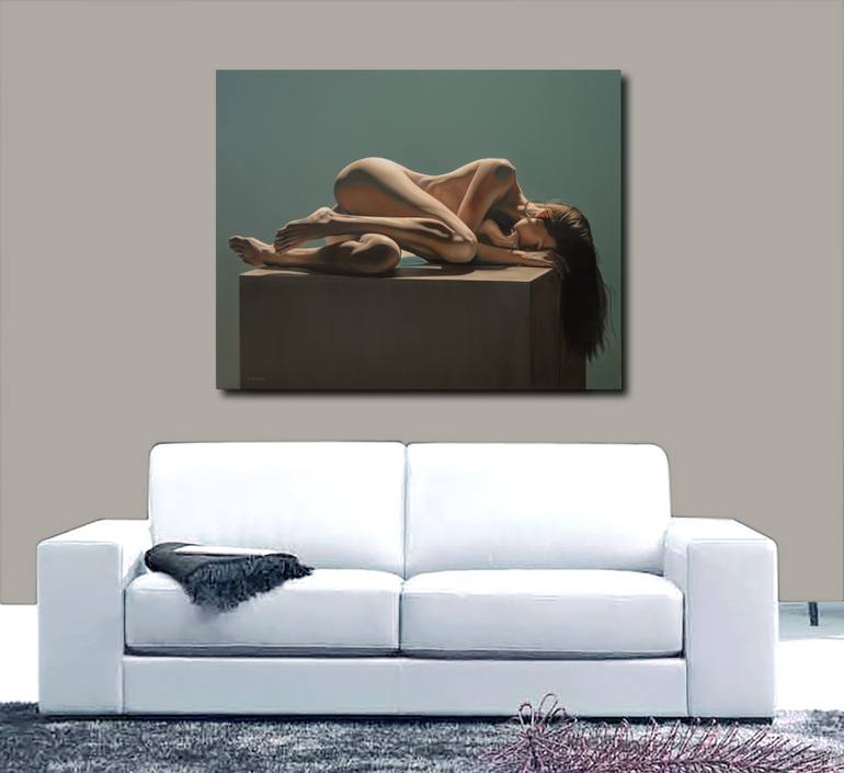 Original Figurative Nude Painting by Valeri Tsvetkov