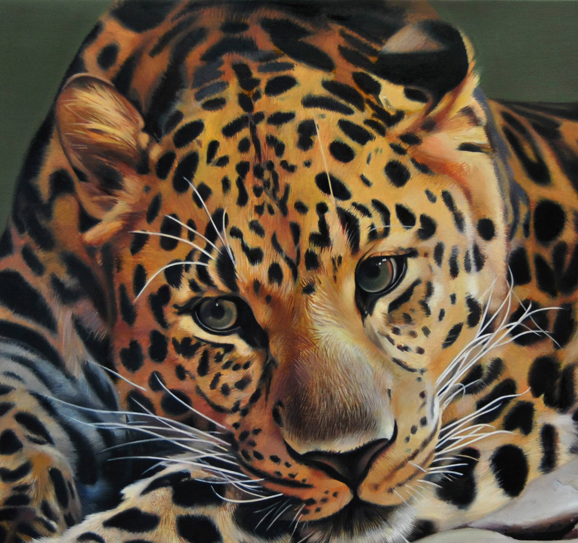 Leopard Watercolour Painting – D'Essential Oils