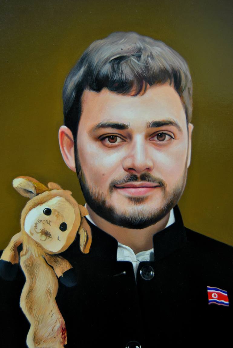 Original People Painting by Valeri Tsvetkov