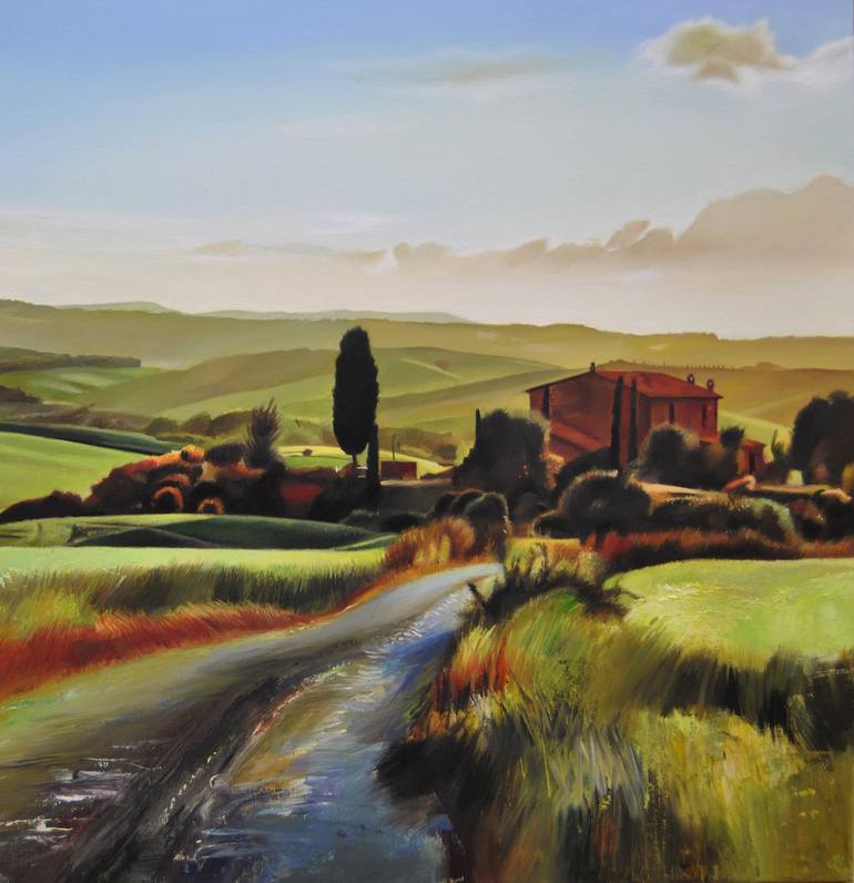 Original Landscape Painting by Valeri Tsvetkov