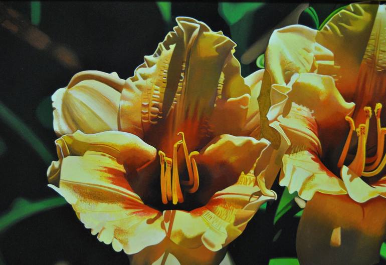 Original Fine Art Floral Painting by Valeri Tsvetkov