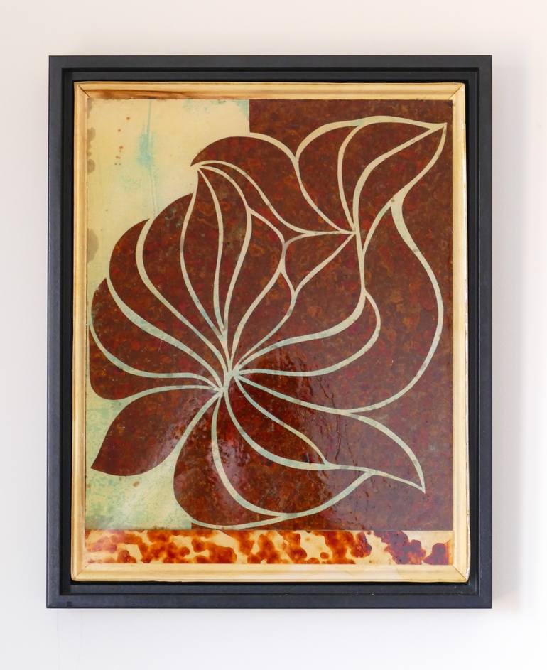 Lotus Painting by Edith Coulaud | Saatchi Art