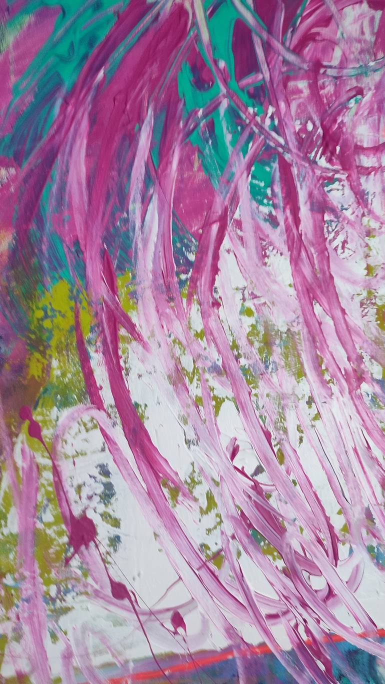 Original Abstract Expressionism Abstract Painting by Dana Petkov