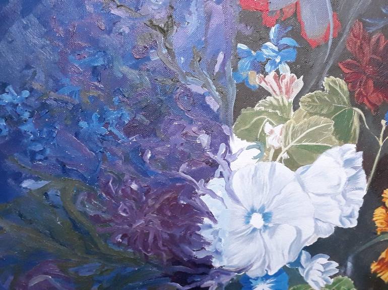 Original Floral Painting by Dana Petkov