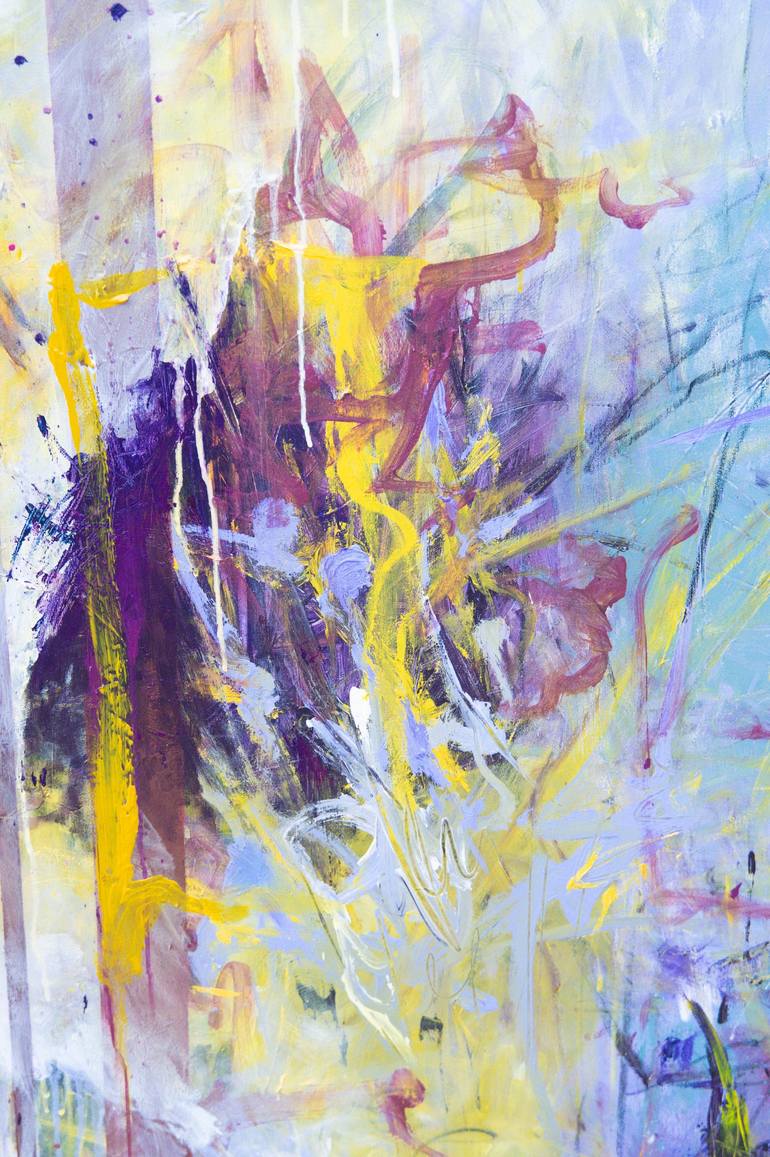 Original Abstract Expressionism Abstract Painting by Dana Petkov