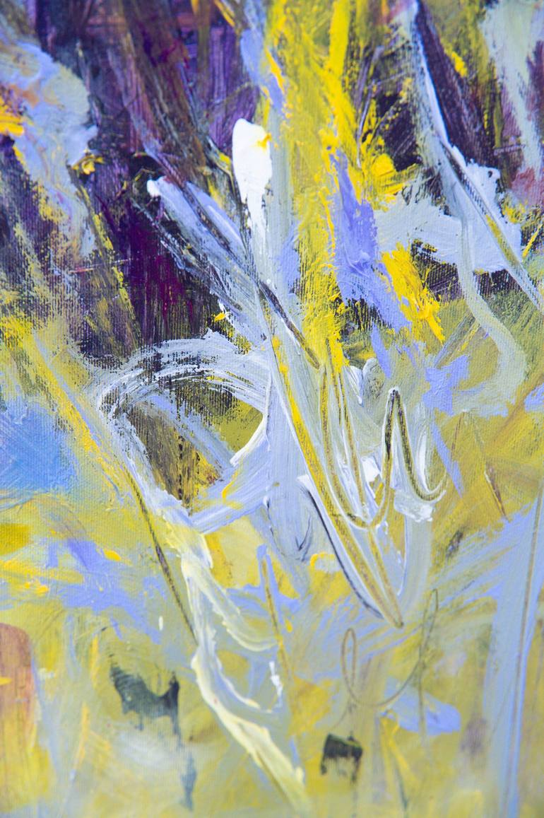 Original Abstract Expressionism Abstract Painting by Dana Petkov