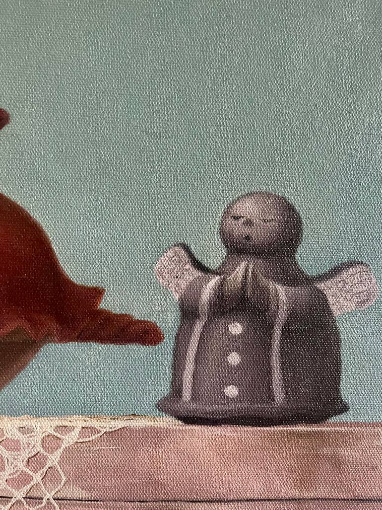 Original Neoclassicism Still Life Painting by Hernan Miranda