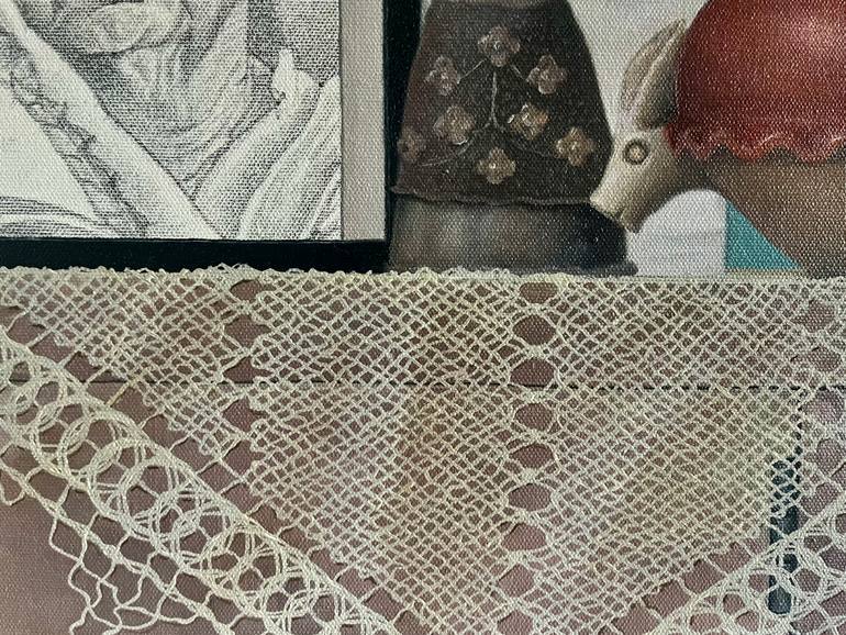 Original Neoclassicism Still Life Painting by Hernan Miranda
