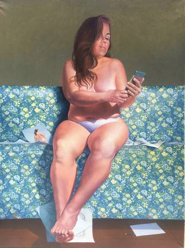 Print of Figurative Nude Paintings by Hernan Miranda