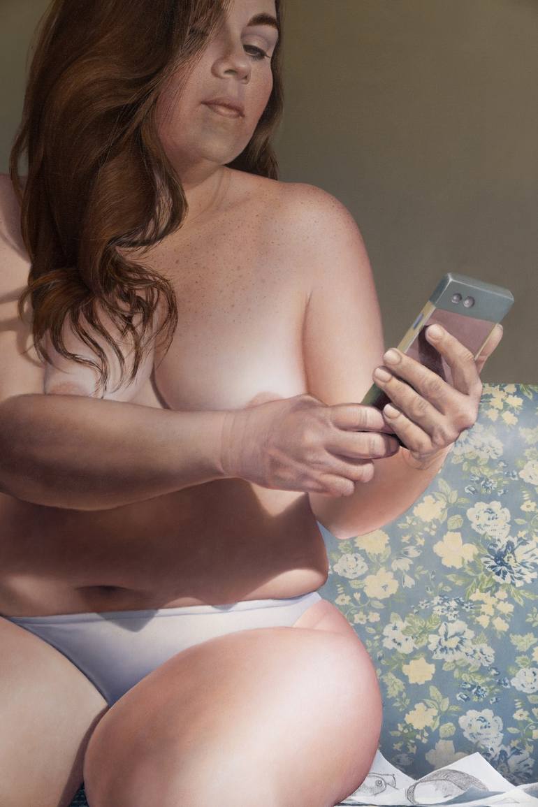 Original Nude Painting by Hernan Miranda