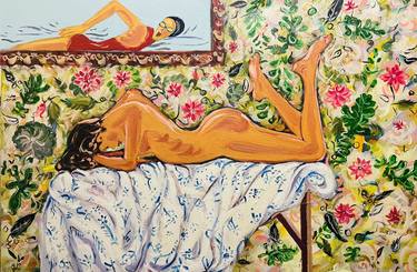 Original Figurative Nude Paintings by Jordan Balkansky