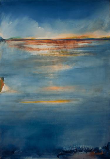 Original Abstract Expressionism Abstract Painting by Gabriella Moussette