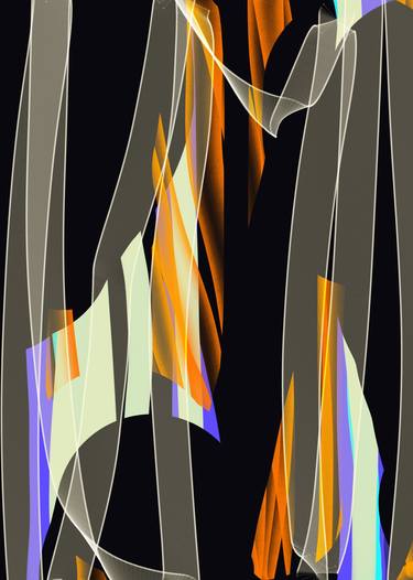 Print of Abstract Digital by Carlos Aznar