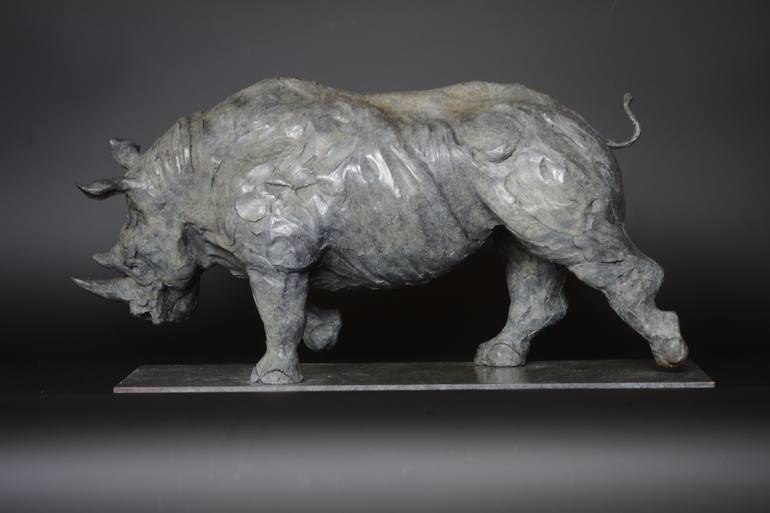 Original Fine Art Animal Sculpture by edward waites