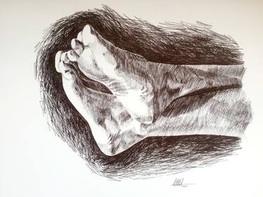 Print of Figurative Body Drawings by Aldrich Maligsa