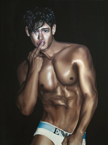 Nude Male Figure, Naked Body, Gay Art, Erotic Dancer thumb