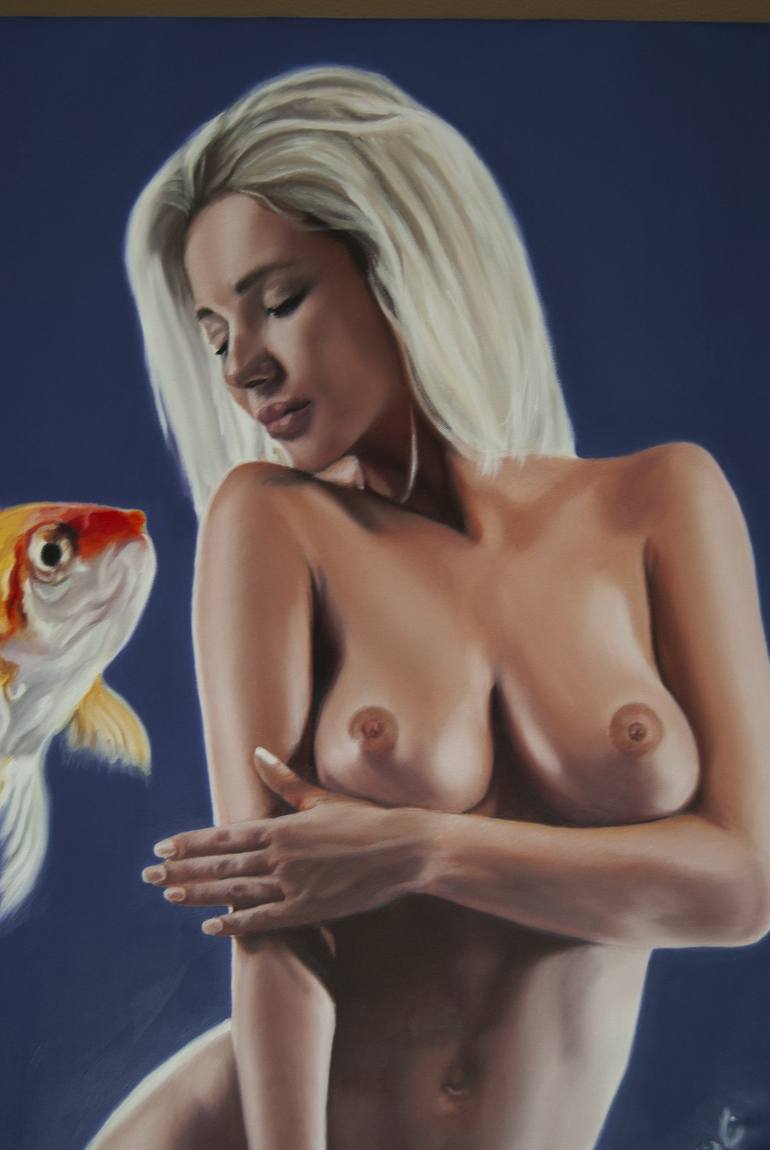 Original Nude Painting by Simona Tsvetkova