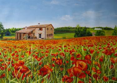 House by the poppy field thumb