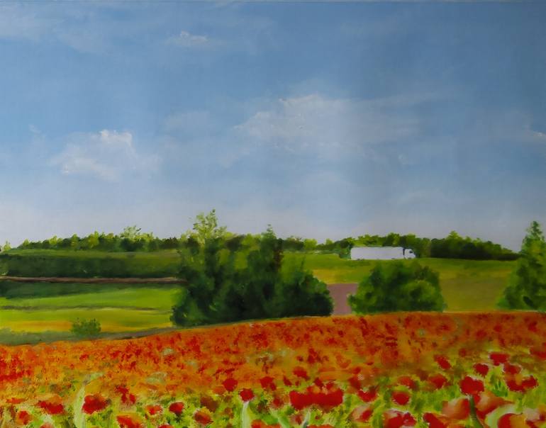 Original Impressionism Landscape Painting by Simona Tsvetkova