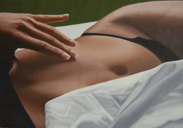 Original Photorealism Nude Paintings by Simona Tsvetkova
