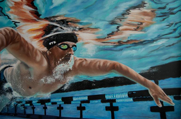 Original Abstract Body Painting by Simona Tsvetkova