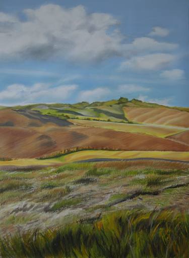 Original Classicism Landscape Painting by Simona Tsvetkova