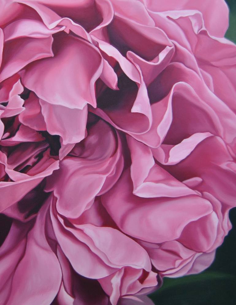 Original Photorealism Floral Painting by Simona Tsvetkova