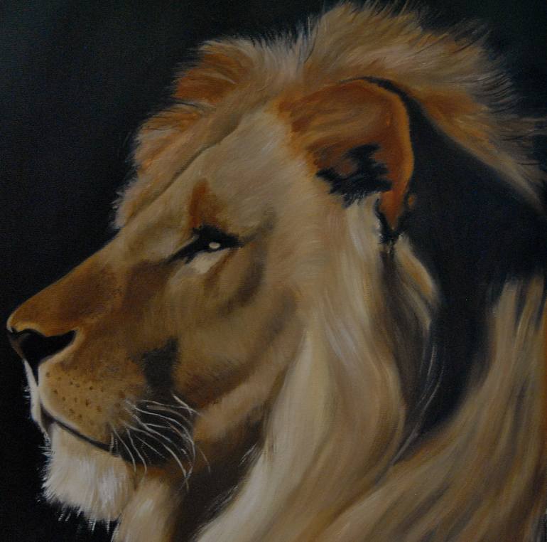 Original Realism Animal Painting by Simona Tsvetkova