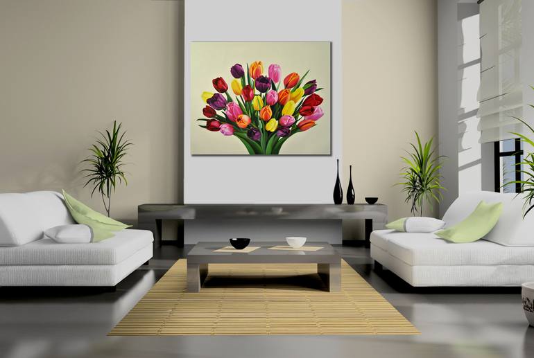 Original Fine Art Floral Painting by Simona Tsvetkova