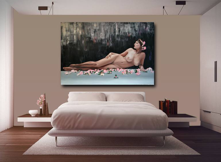 Original Figurative Nude Painting by Simona Tsvetkova