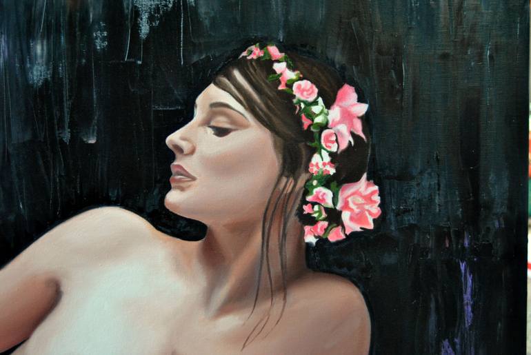 Original Figurative Nude Painting by Simona Tsvetkova