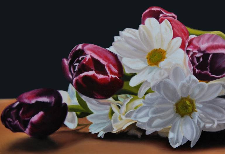 Original Floral Painting by Simona Tsvetkova