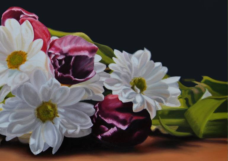 Original Floral Painting by Simona Tsvetkova