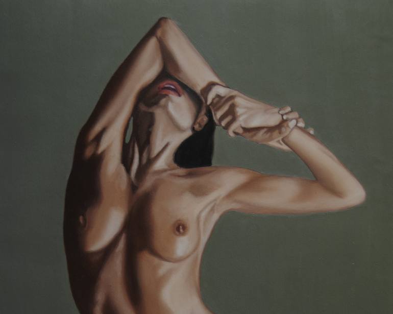 Original Figurative Nude Painting by Simona Tsvetkova