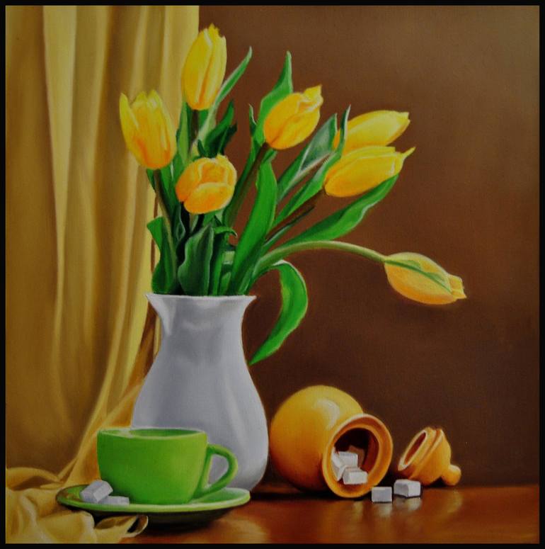 Original Still Life Painting by Simona Tsvetkova