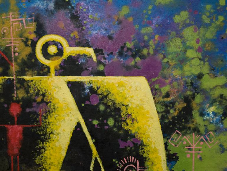 Original Abstract Other Painting by Cuerno De Cobre