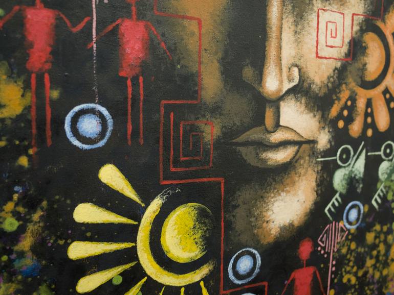 Original Abstract Other Painting by Cuerno De Cobre