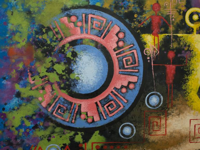 Original Abstract Other Painting by Cuerno De Cobre