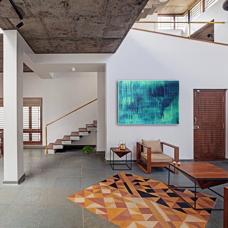 Original Abstract Expressionism Abstract Painting by Koen Lybaert