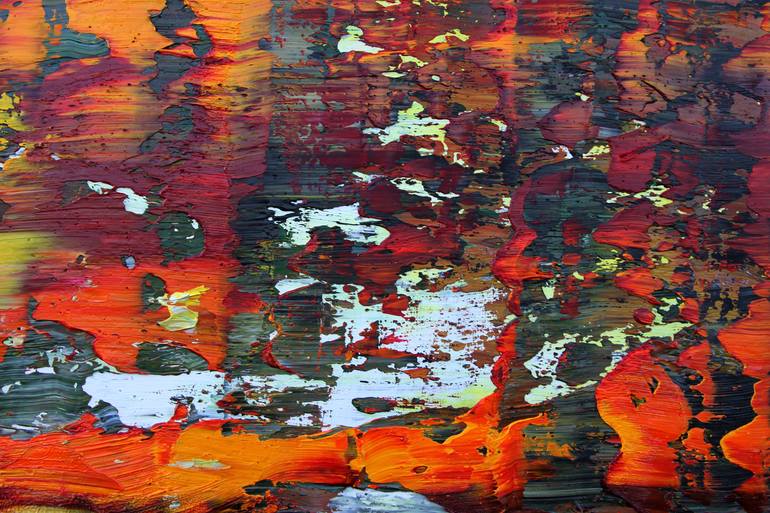 Original Abstract Nature Painting by Koen Lybaert