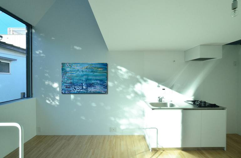 Original Abstract Landscape Painting by Koen Lybaert