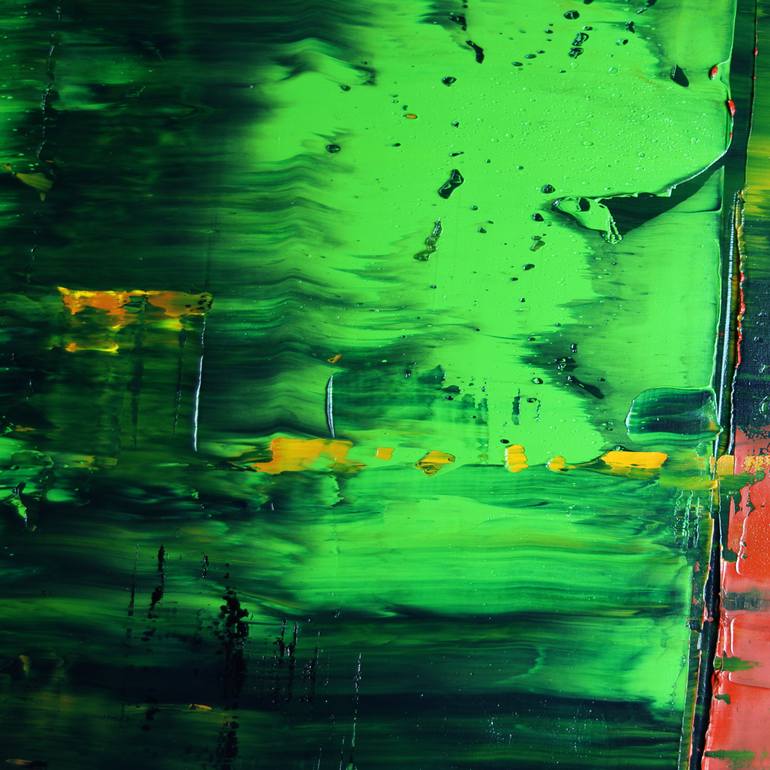 Original Abstract Nature Painting by Koen Lybaert