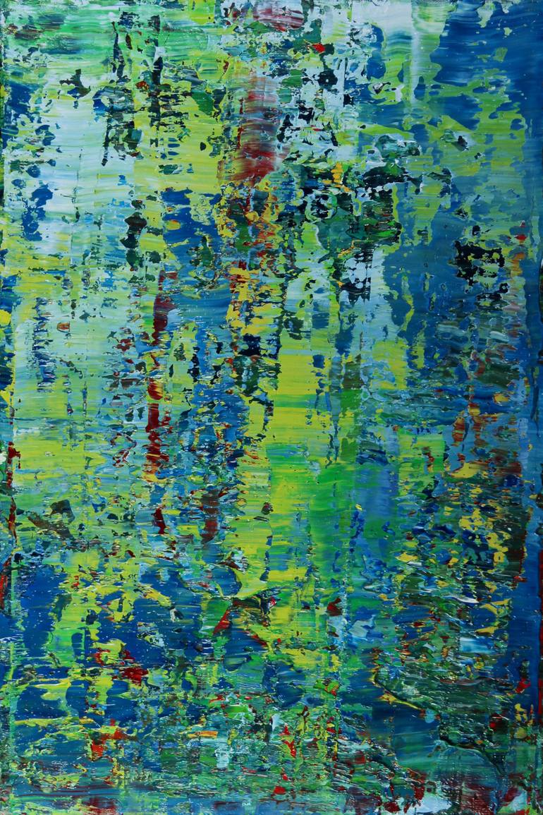 Original Abstract Nature Painting by Koen Lybaert