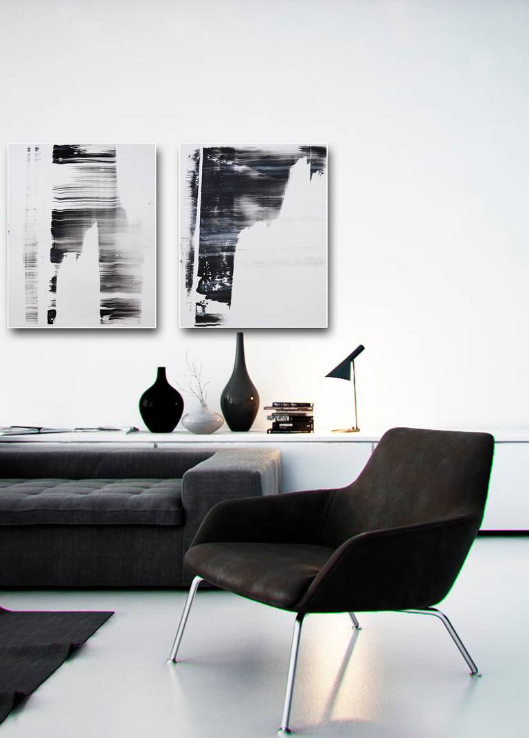 Original Abstract Nature Painting by Koen Lybaert