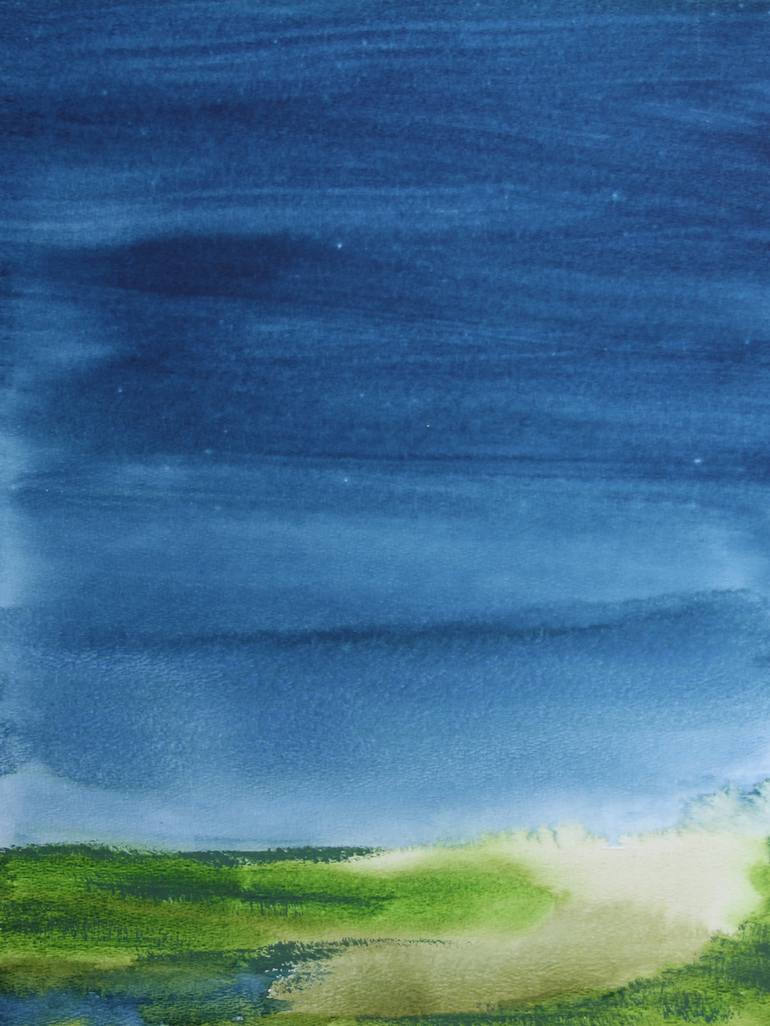 Original Abstract Landscape Paintings by Koen Lybaert