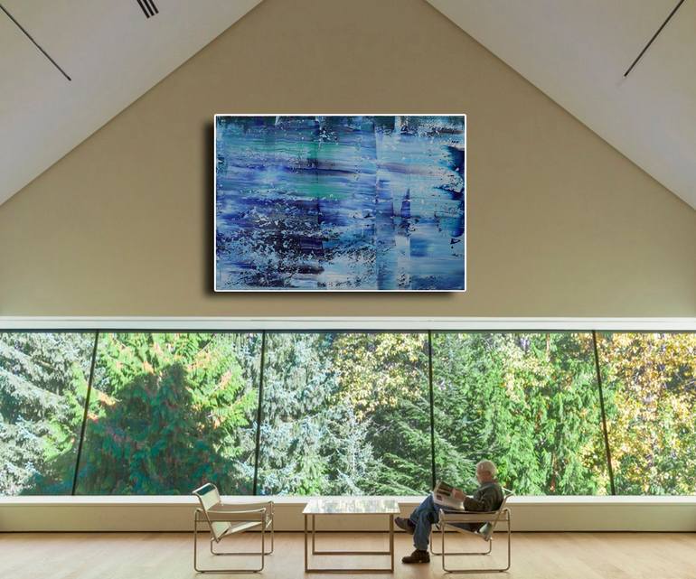 Original Abstract Nature Painting by Koen Lybaert