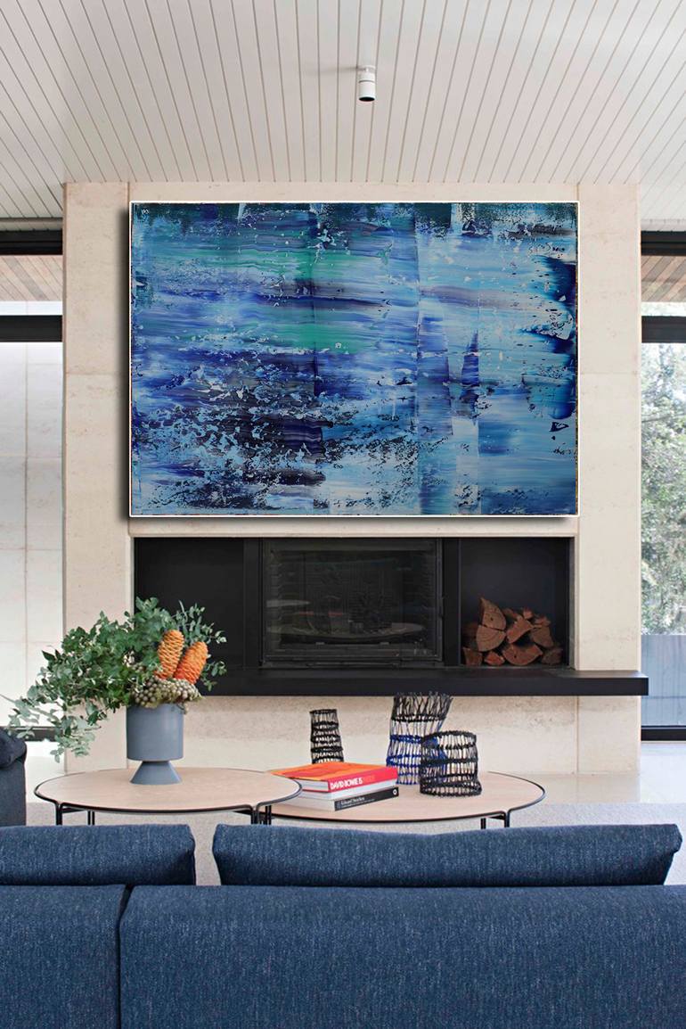 Original Abstract Nature Painting by Koen Lybaert