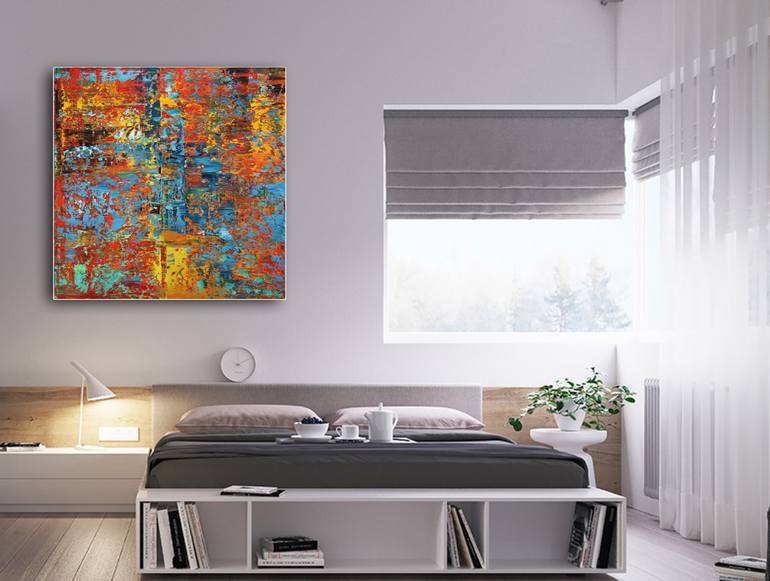 Original Abstract Nature Painting by Koen Lybaert