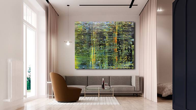 Original Abstract Nature Painting by Koen Lybaert